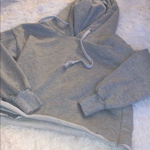 Grey crop sweatshirt